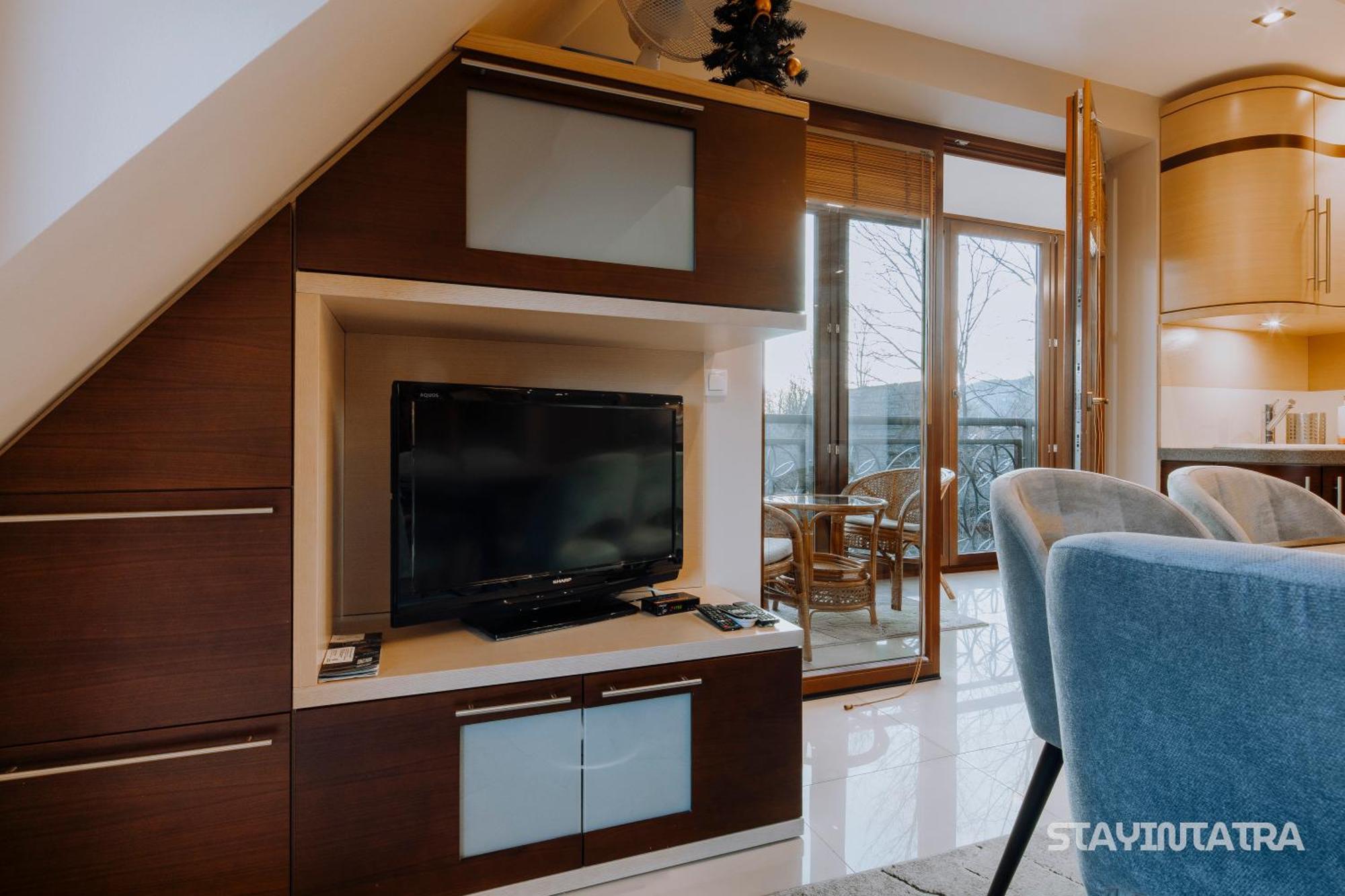 Bursztyn Mozaika Dwupoziomowy Z Kominkiem Apartment